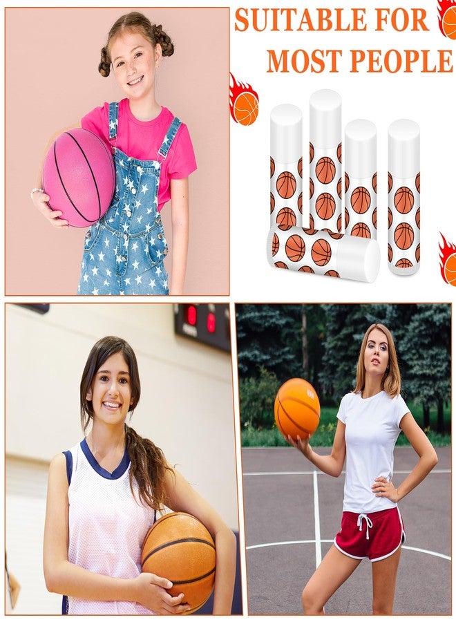 Heigble 24 Pcs Basketball Lip Balm Bulk for Team Gifts Sports Moisturizing Jasmine Taste Lipstick Basketball Party Favors for Women Players Sports Teachers Fans Birthday Party Supplies - Image 5